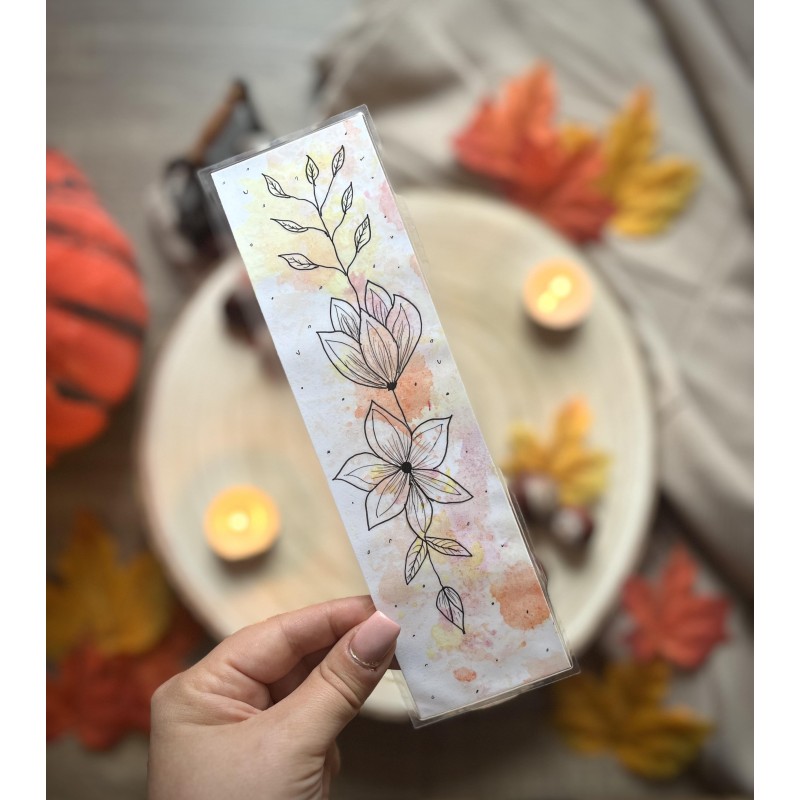 Marque page "Fleurs"