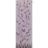 Marque page feuilles style lierre, fond en aquarelle