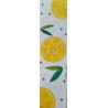 marque page aquarelle et feutres rondelles de citron avec feuillages