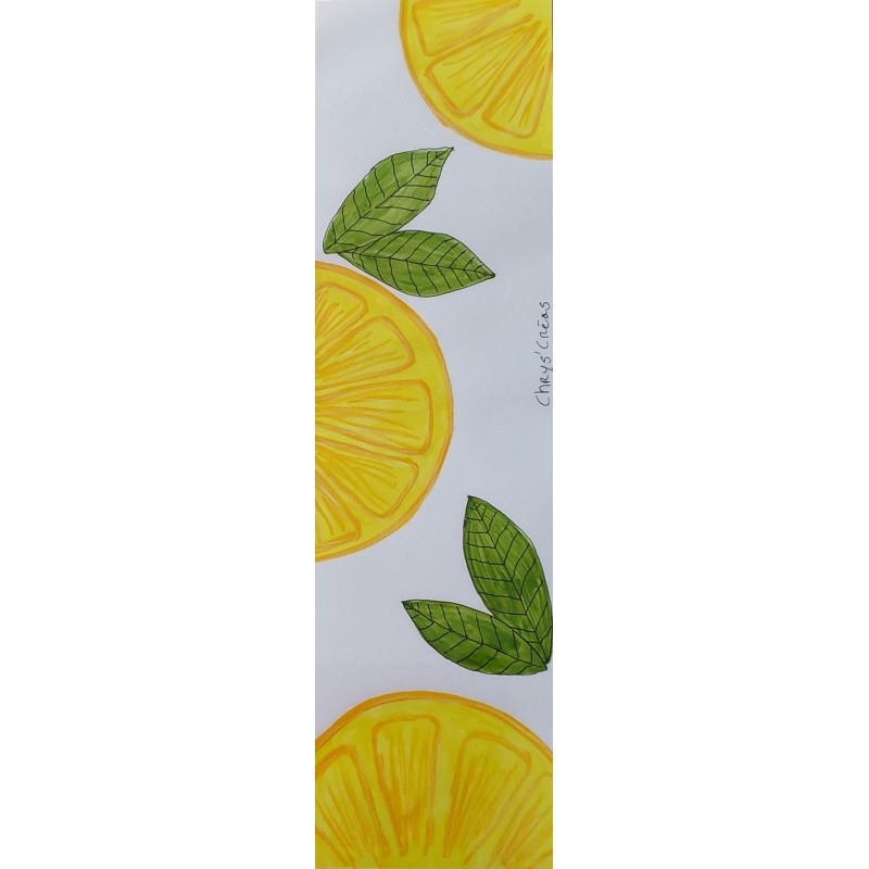 Marque page grosses rondelles de citron