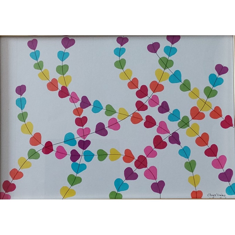 Dessin les liens de coeurs