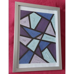 Dessin formes géométriques très coloré