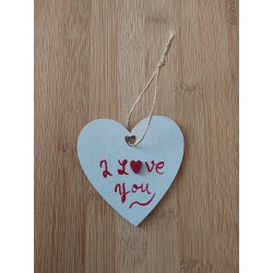 Cœur blanc, aquarelle, I...