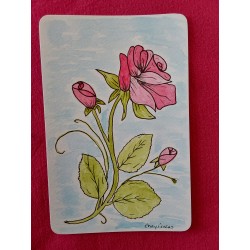 Carte simple aquarelle,...